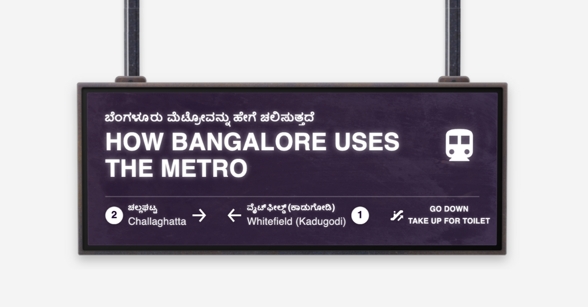 How Bangalore Uses the Metro - Featured
